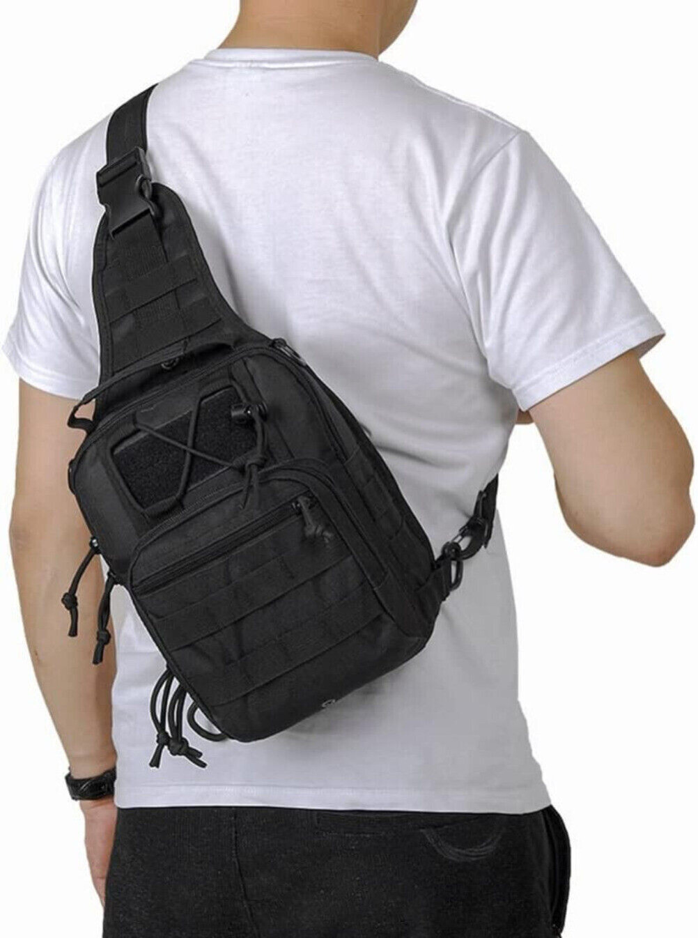 Outdoor Military Tactical Sling Shoulder Bag Travel Chest Bag Crossbody Pack Men