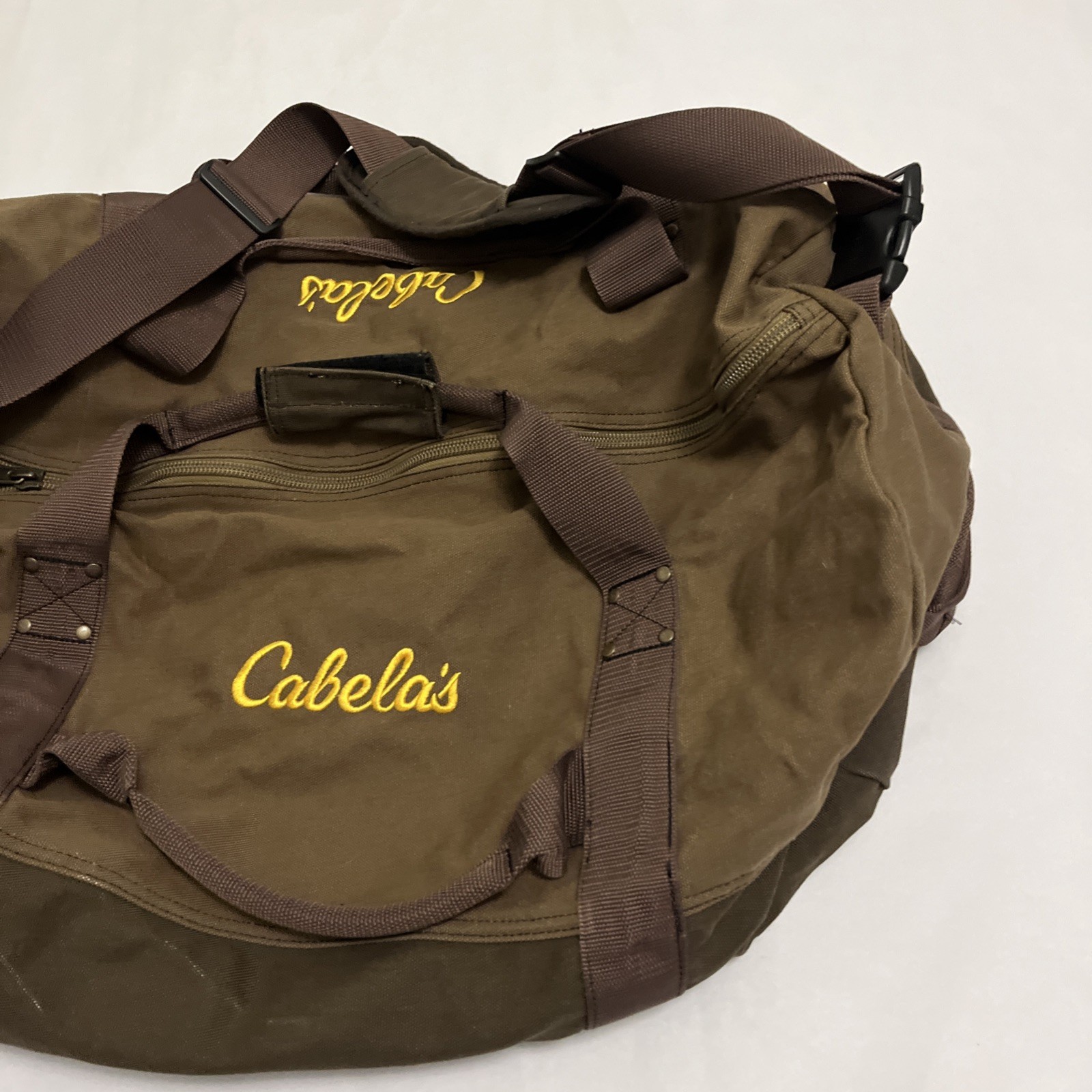 CABELA’s Heavy Canvas Duffel Bag Brown 150L Large Sized