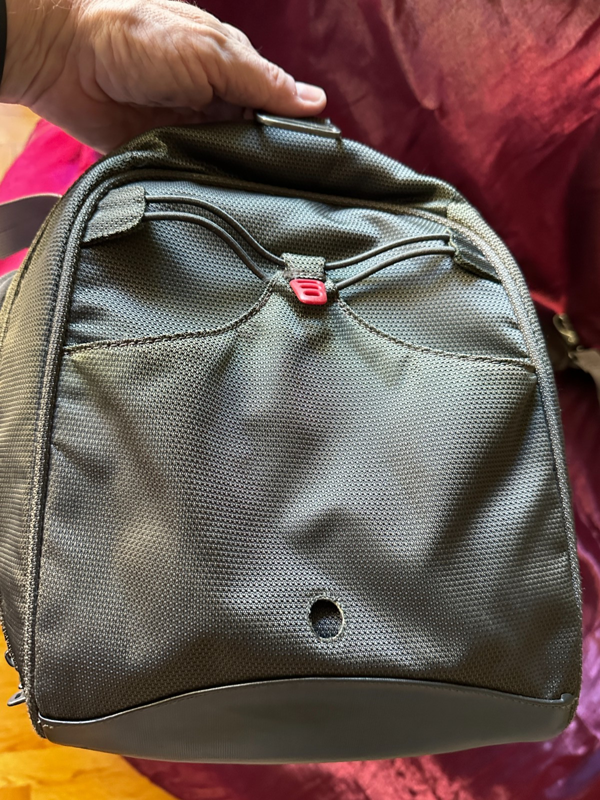 TUMI Tech Carry On Overnight Duffle Bag w/ Shoulder Strap #5525GRH Gray Black