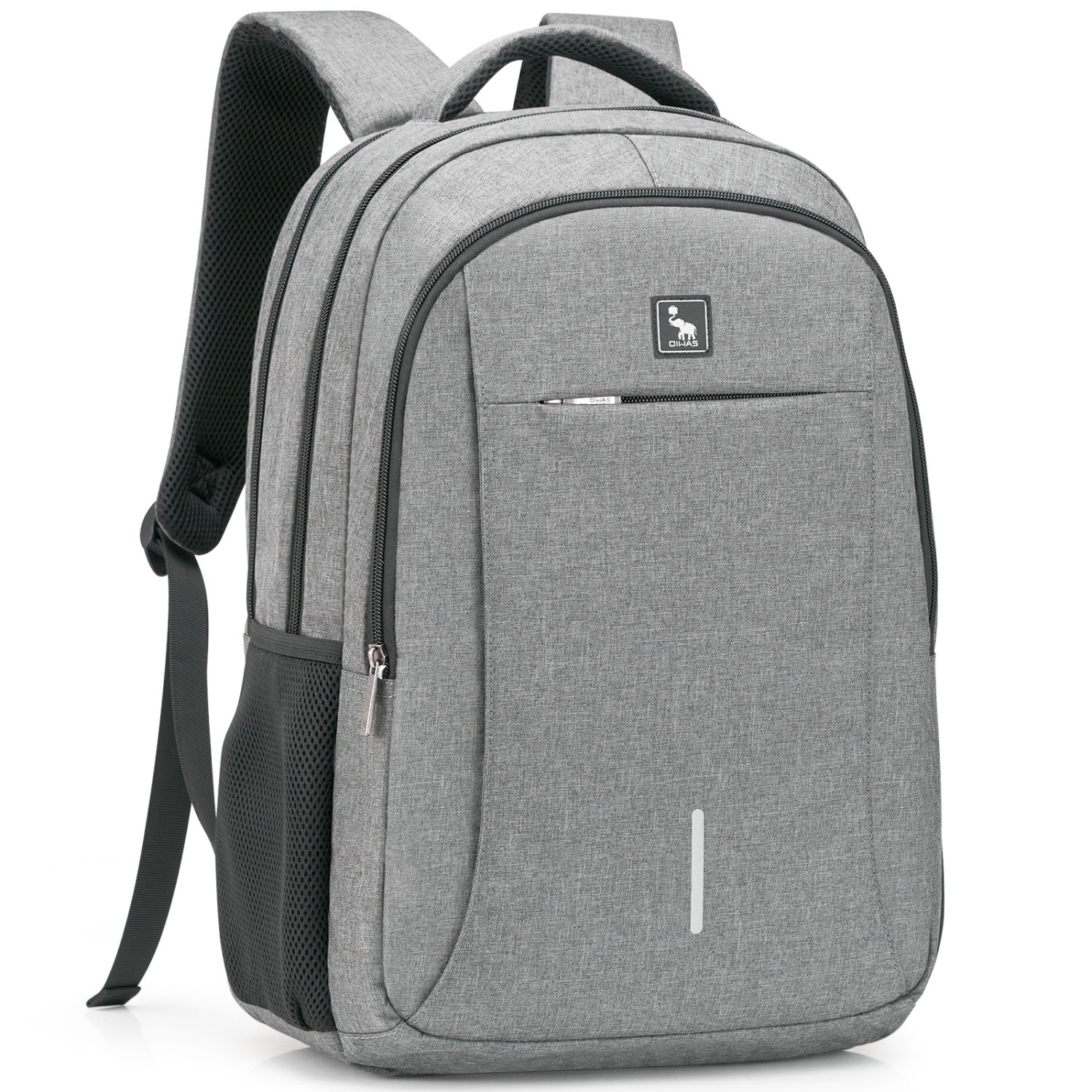 OIWAS 17″ Laptop Backpack For Men Women 29L Work Travel Bag School Book Bag Gray