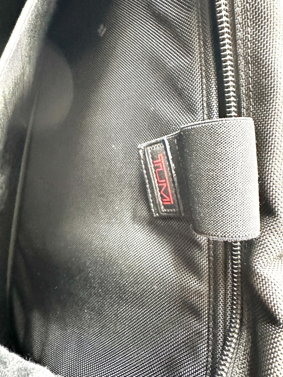 Tumi Black Ballistic Canvas Expandable Large Attaché Briefcase Laptop Bag Office