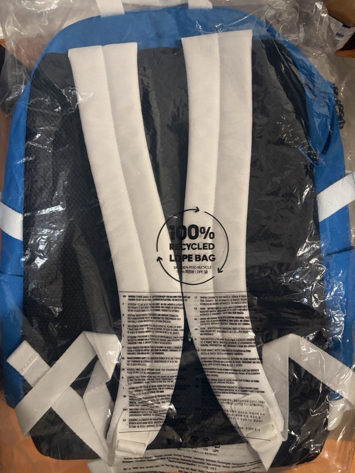 Adidas FIFA World Cup 26 Quaker Backpack Blue Official Licensed Promo NEW Sealed