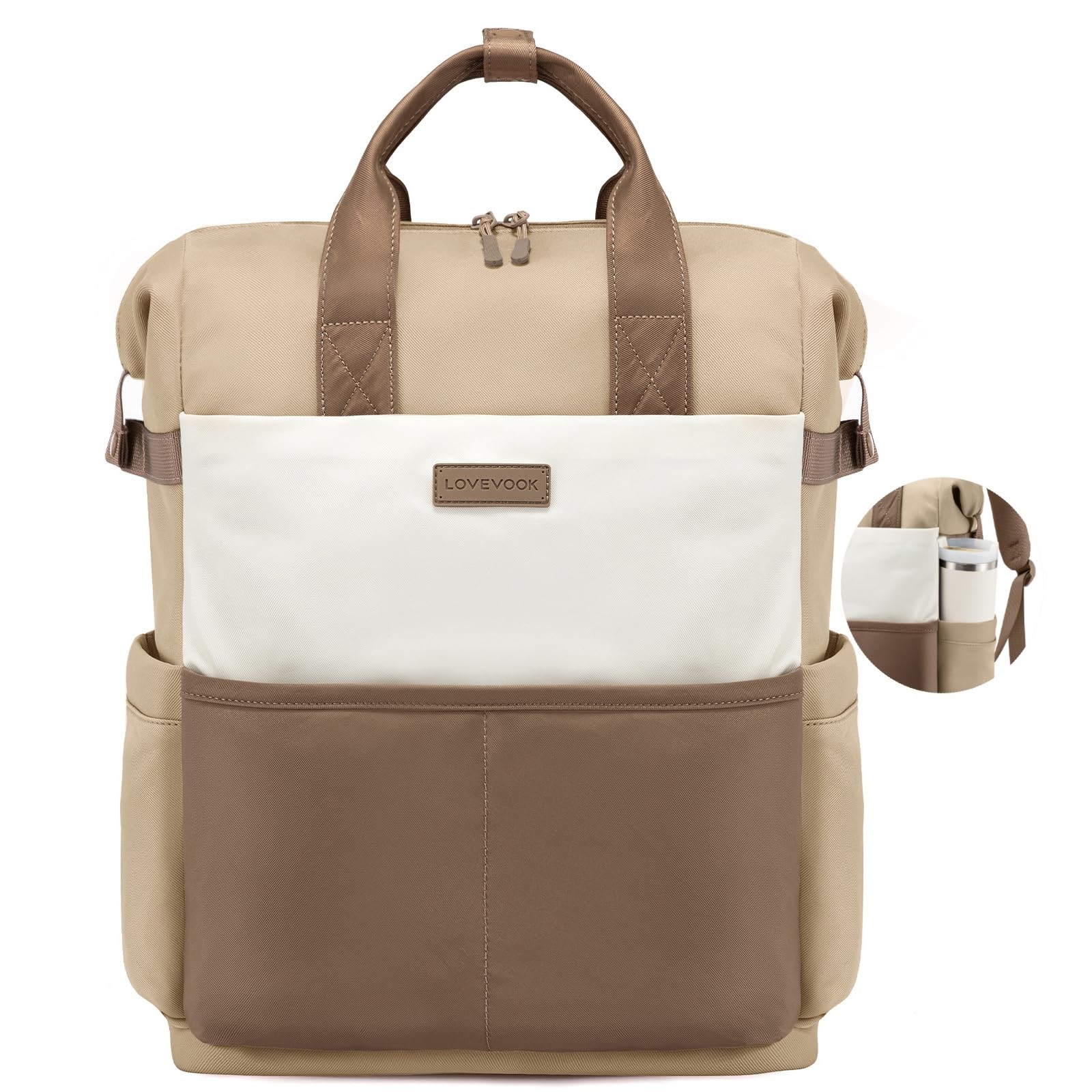 Laptop Backpack for Women, 15.6 Inch Work Travel Backpack Purse for School Co…