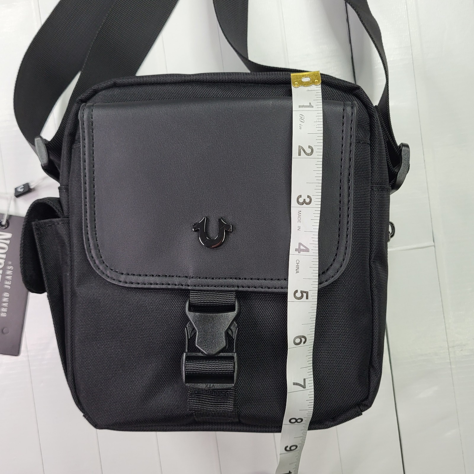 True Religion Black Sling Bag Men’s New With Tags Adjustable Authentic Designer
