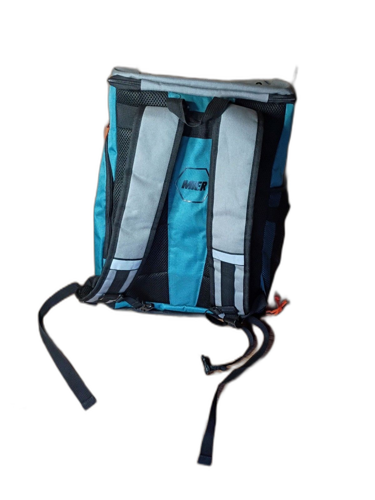Mier 35L Teal Gray Basketball Backpack w/ Shoe & Ball Compartments