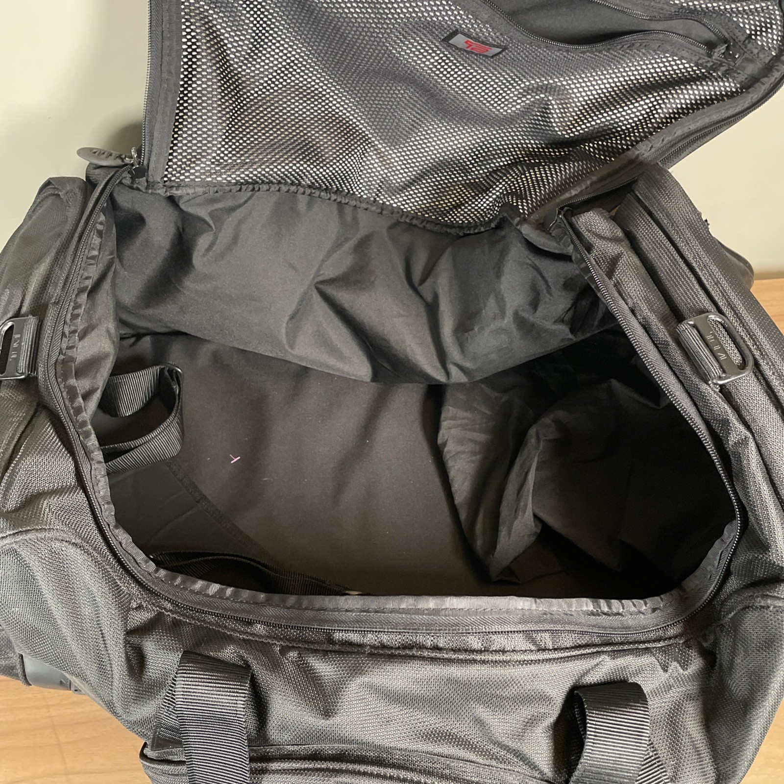 TUMI Boston 2Way Ballistic Nylon 30” Duffle Bag Travel Weekender Black 554C