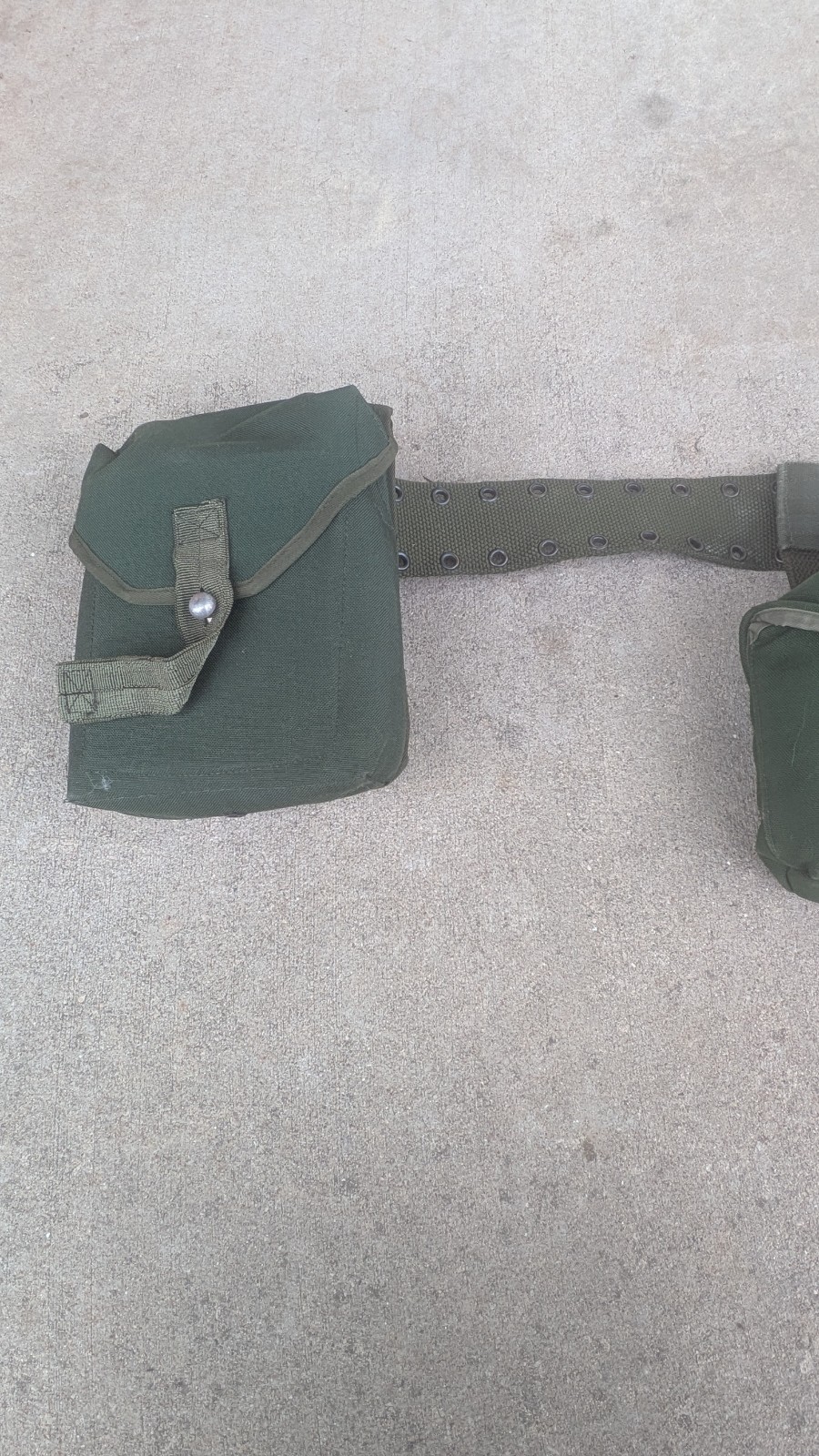 Genuine Swedish Military Canteen Surplus M304 Webbing set Utility Belt