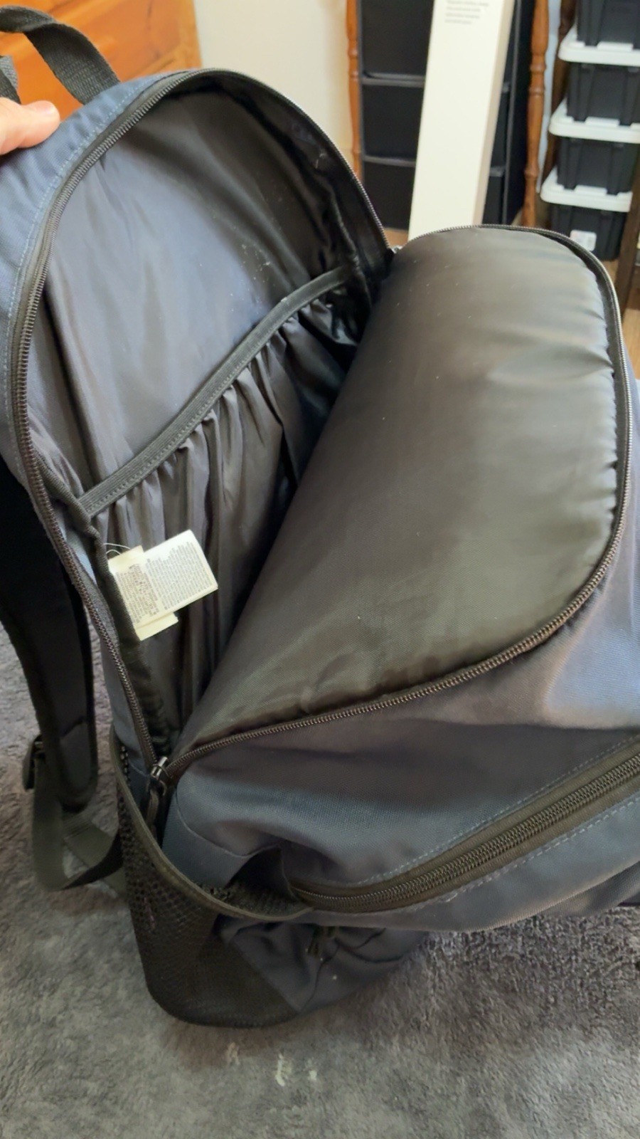 Vans Holden Backpack Blue Dress Blues Full Size 19” Bag