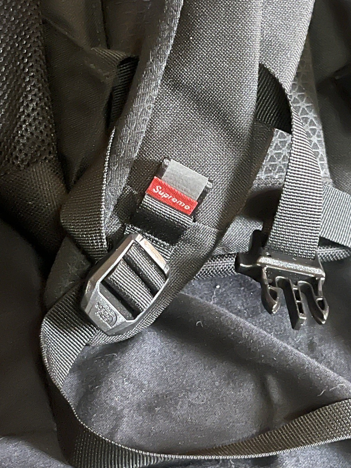 Supreme The North Face Printed Borealis Trompe L’oeil Backpack Yellow SS23