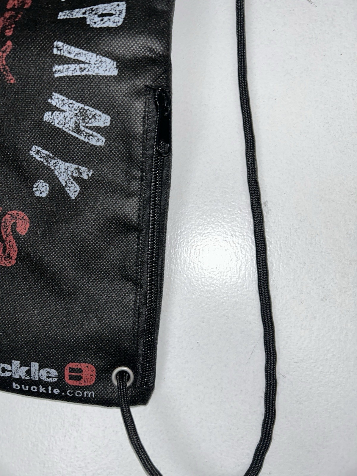 NWT BUCKLE BLACK Zipper Bag Backpack Insulated Side Pocket Drawstring Salvage