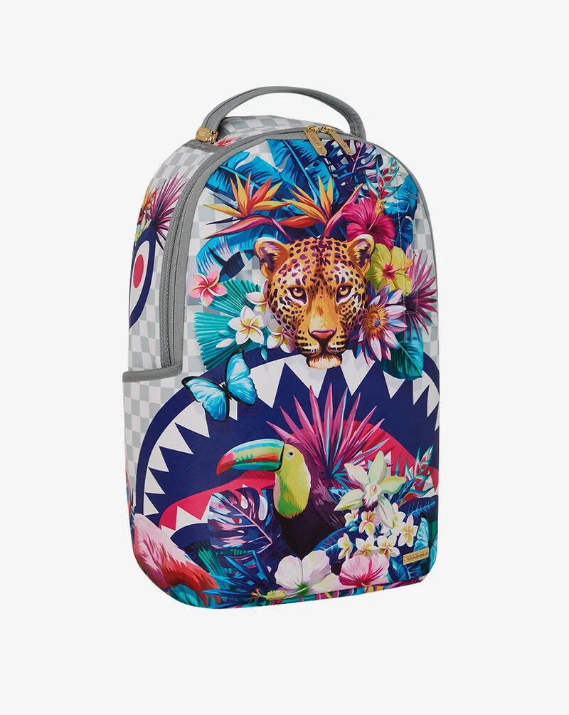 B8625 Flowering Jungle Shark Backpack ~Sprayground