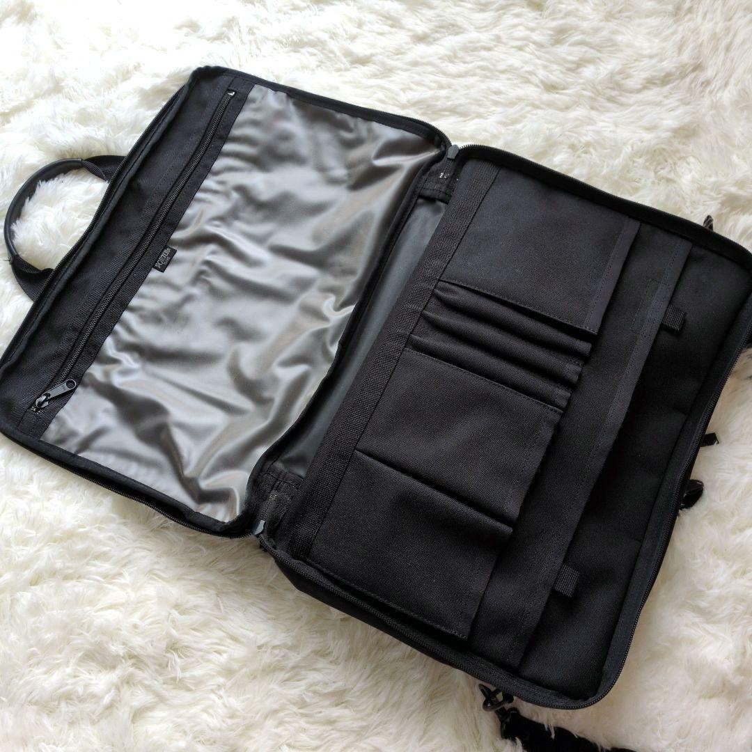 Porter Clip 2WAY Business Briefcase Polyester PVC Used Japan