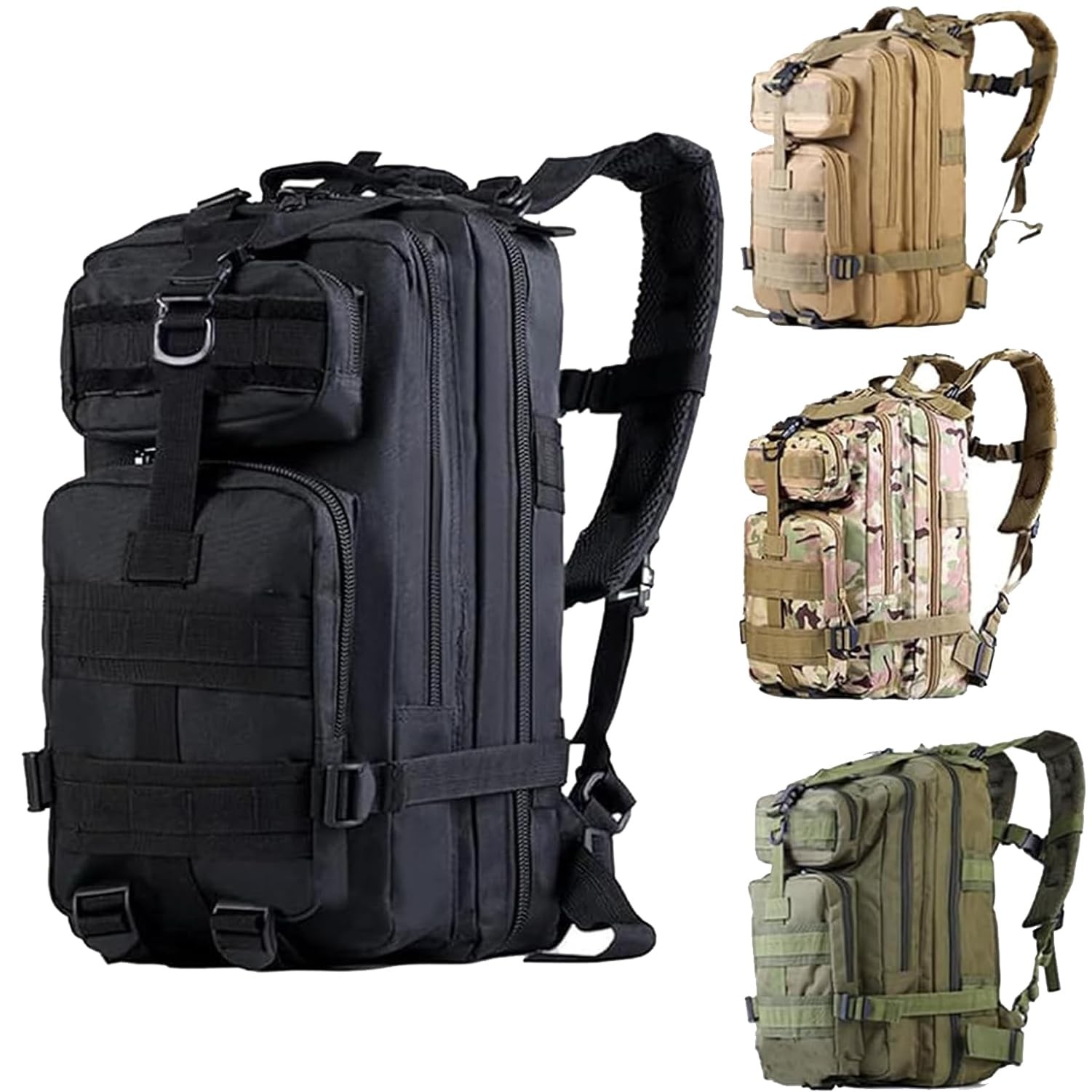 Taeku Tactical Backpack for Men, 28L Military Backpacks Classic Molle Backpac…