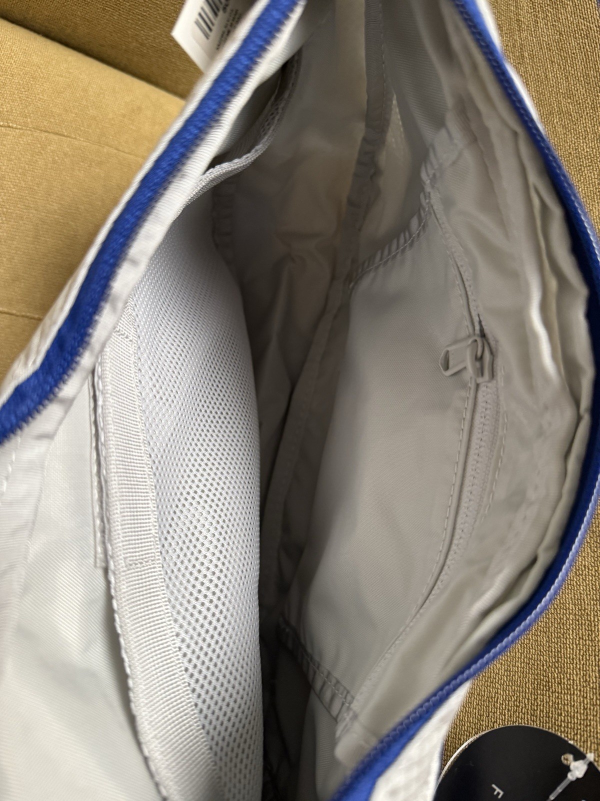Supreme Silver And Blue SS 22 Messenger Bag Brand New Crossbody Shoulder