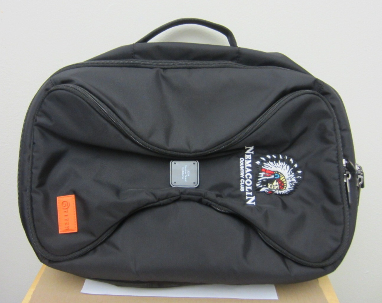 STITCH GOLF The Day Traveler Backpack Black “NEMACOLIN COUTRY CLUB” Logo $248