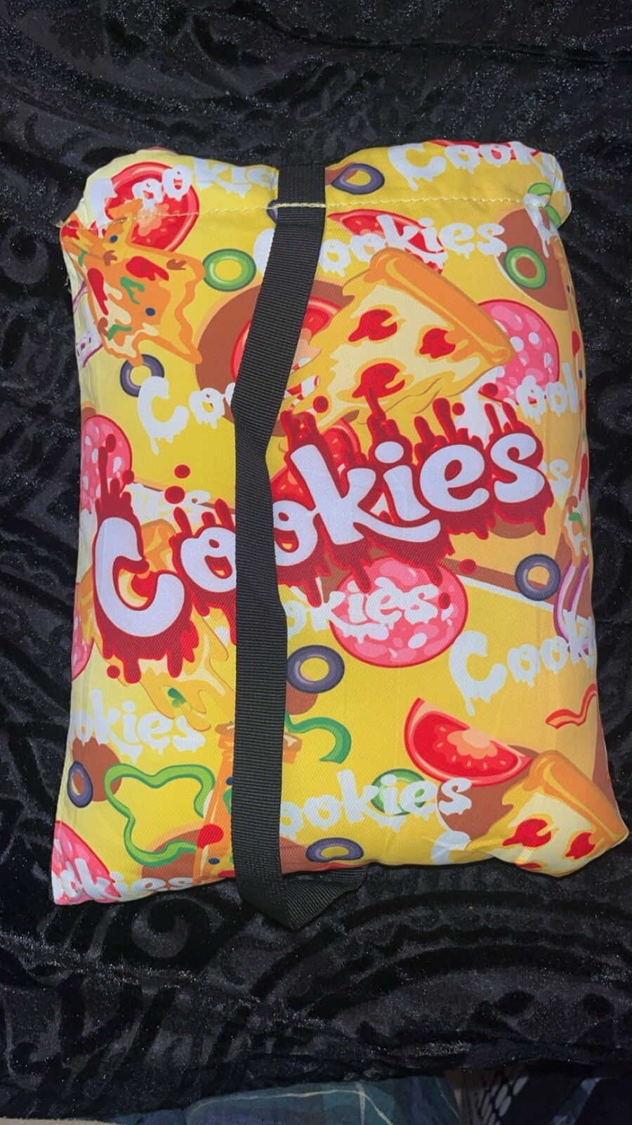 Original Cookies Small Shoulder Bag Smell Proof Zipper And Pull String