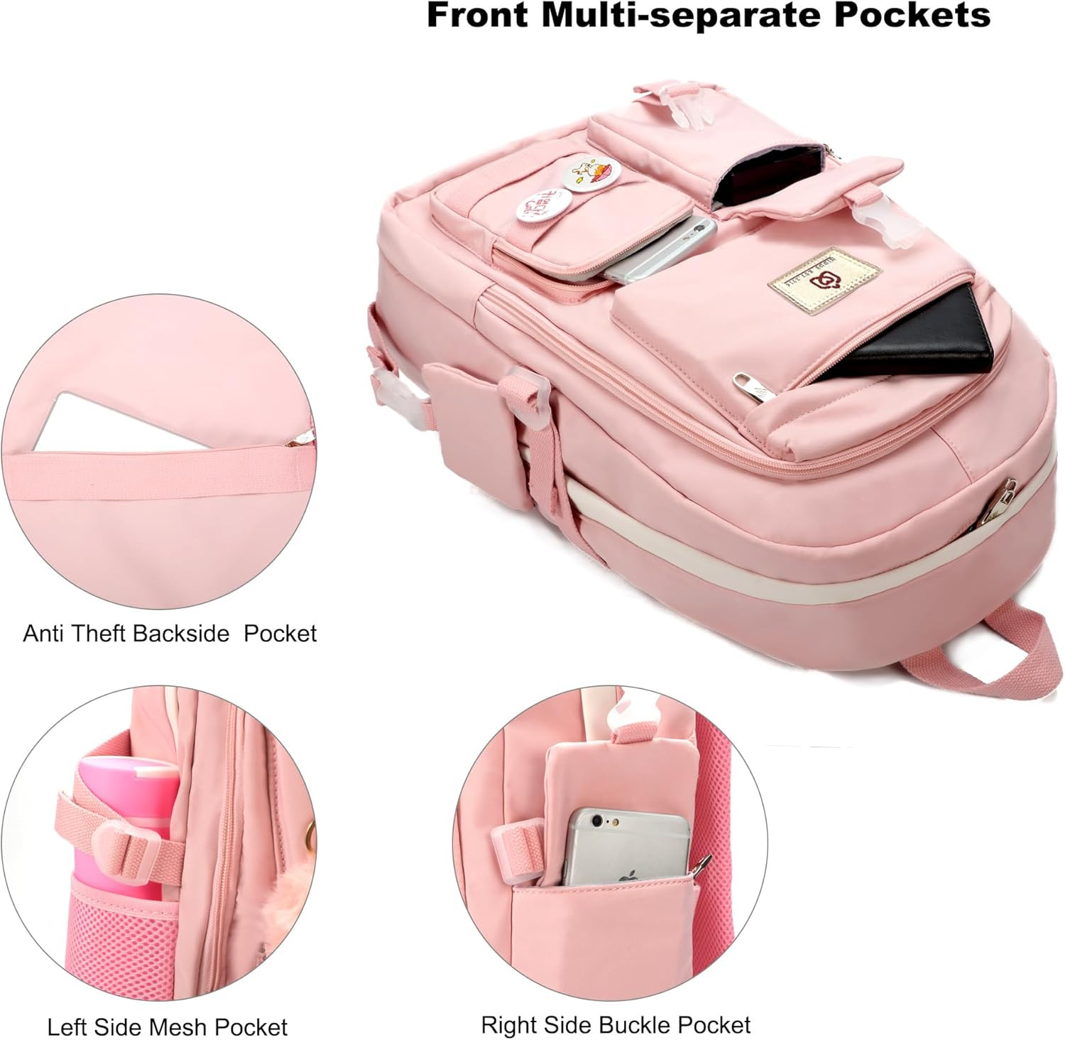 Laptop Backpacks 15.6 Inch College Backpack Elementary Middle High School Bag