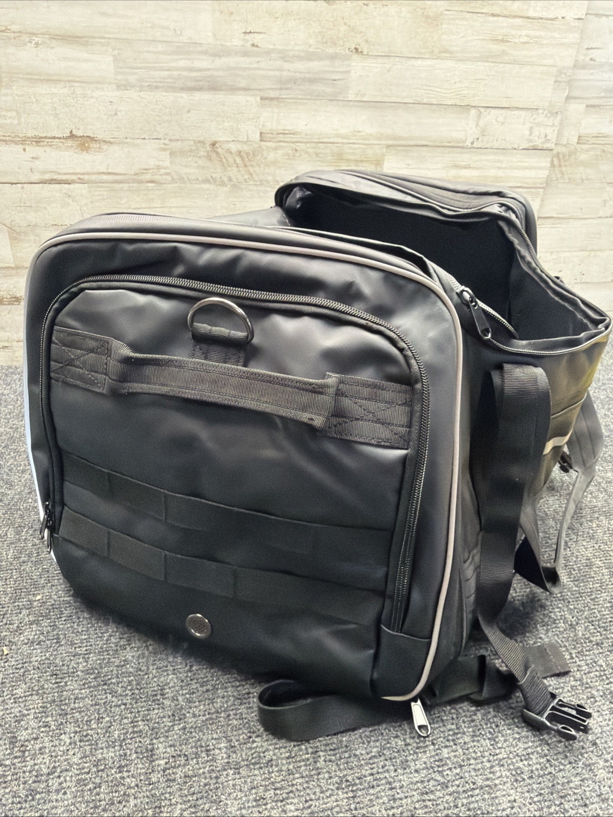 Marscamd Waterproof Motorcycle Tail Luggage Bag, 48L-64L Expandable