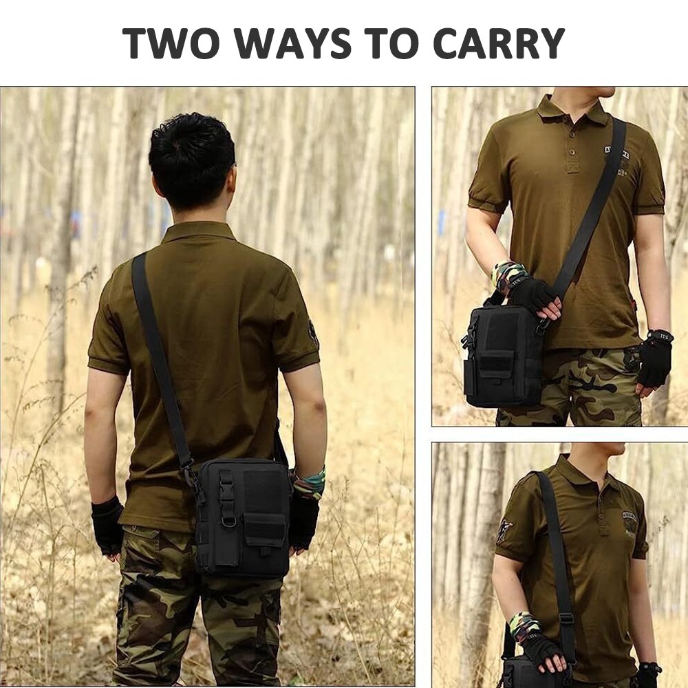 Small Canvas Messenger Bags Classic Vintage Shoulder Bags for Work School Travel