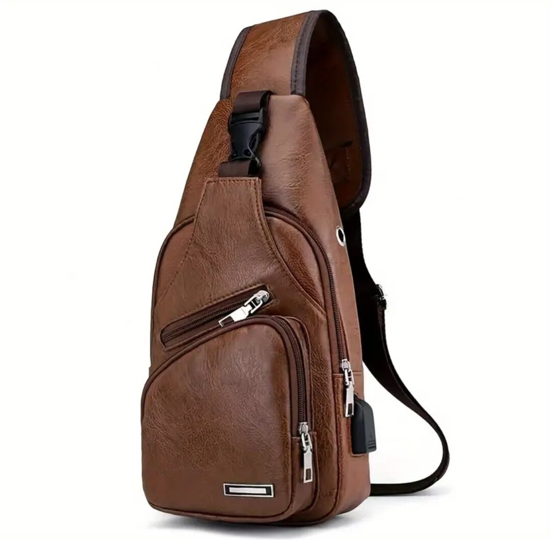 The Unisex Adult Crossbody Bag, Medium – Black (TR101141)