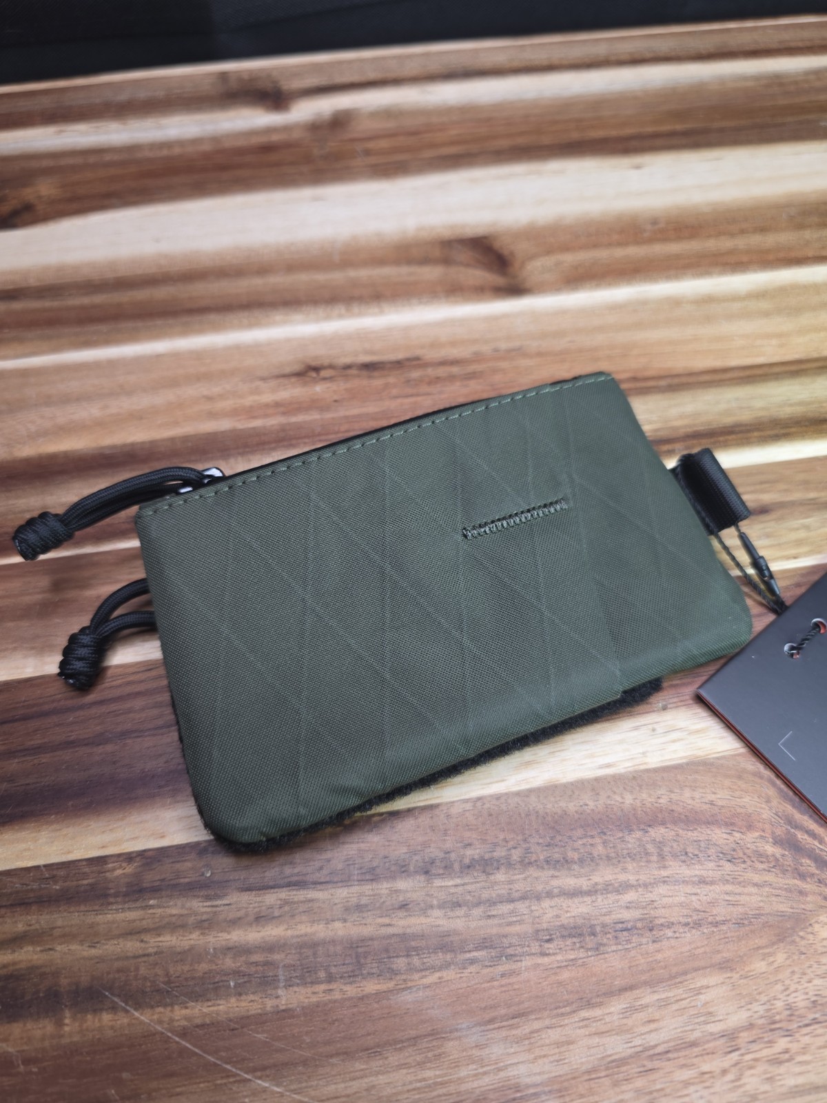 Alpaka Zip Pouch Pro Card Holder – Hook & Loop Green | X-Pac VX21