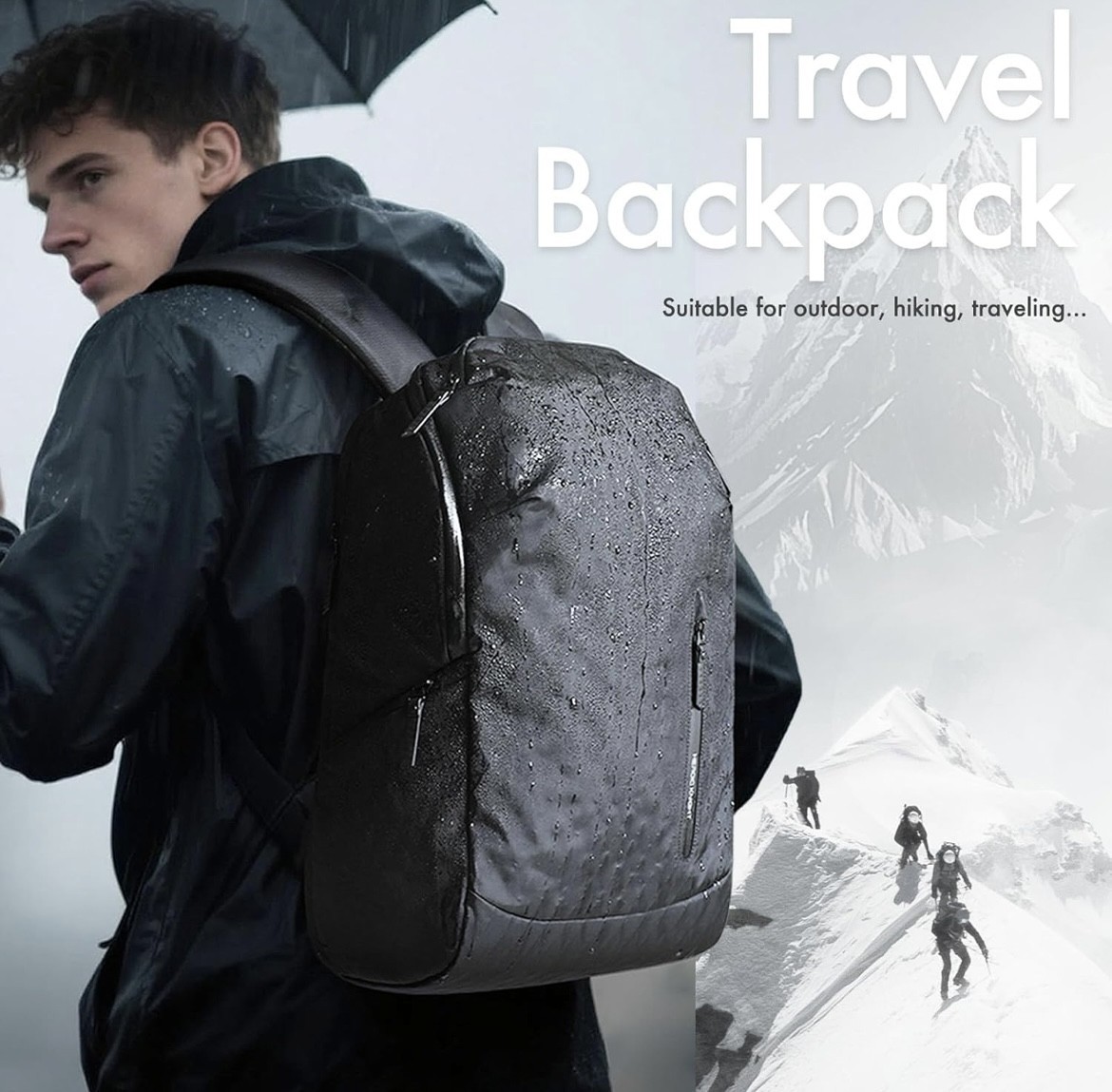 BRAND NEW – Heroic Knight Travel Backpack for Men – 30L Laptop w/ 17.3″