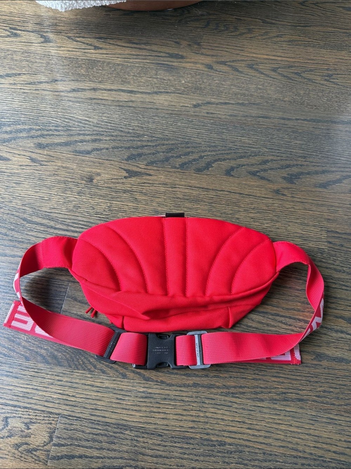 Supreme Red Logo Waist Bag