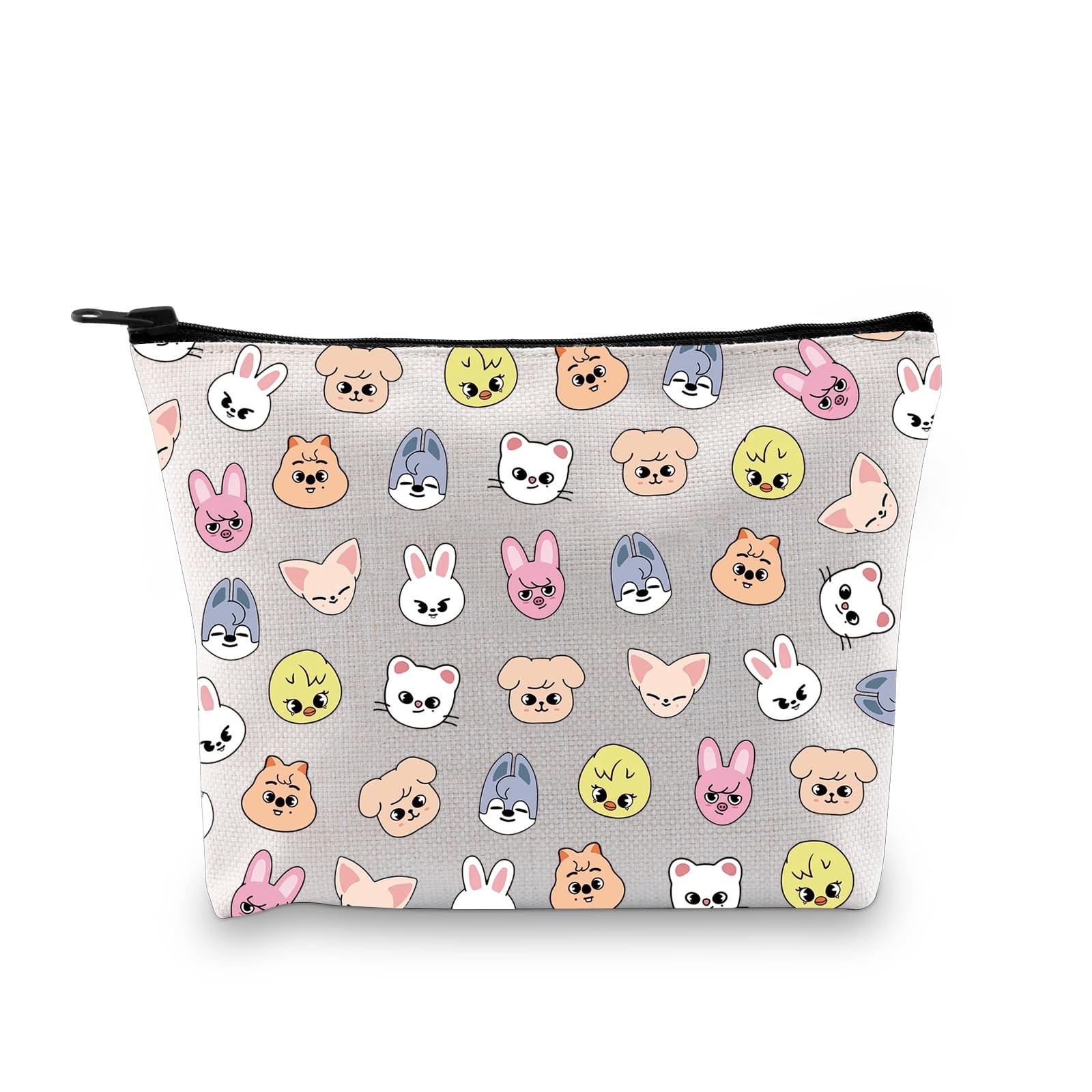 TOBGBE Band Cosmetic Makeup Bag K Fans Gift 23*17cm(9.05*7.08inch), SKZ BAG