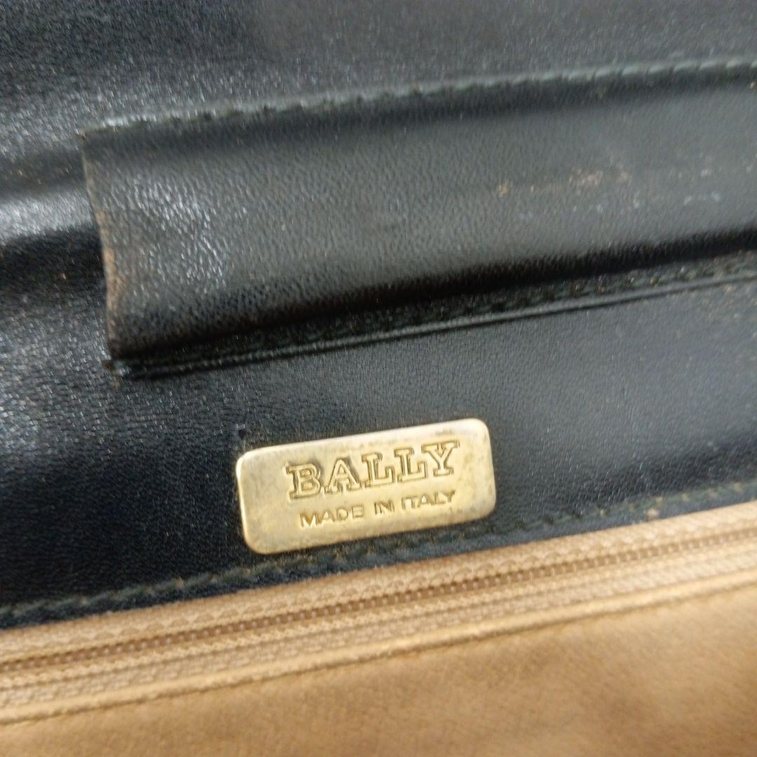 Authentic Bally Black Leather Clutch Bag Vintage 18cm x 25cm x 4cmOptimized eB