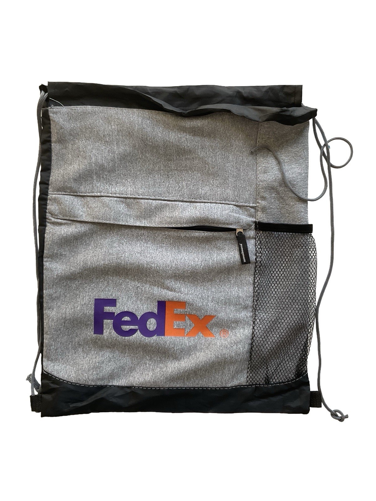 NEW FedEx Drawstring Draw String Gym Bag Backpack Back Pack Sack