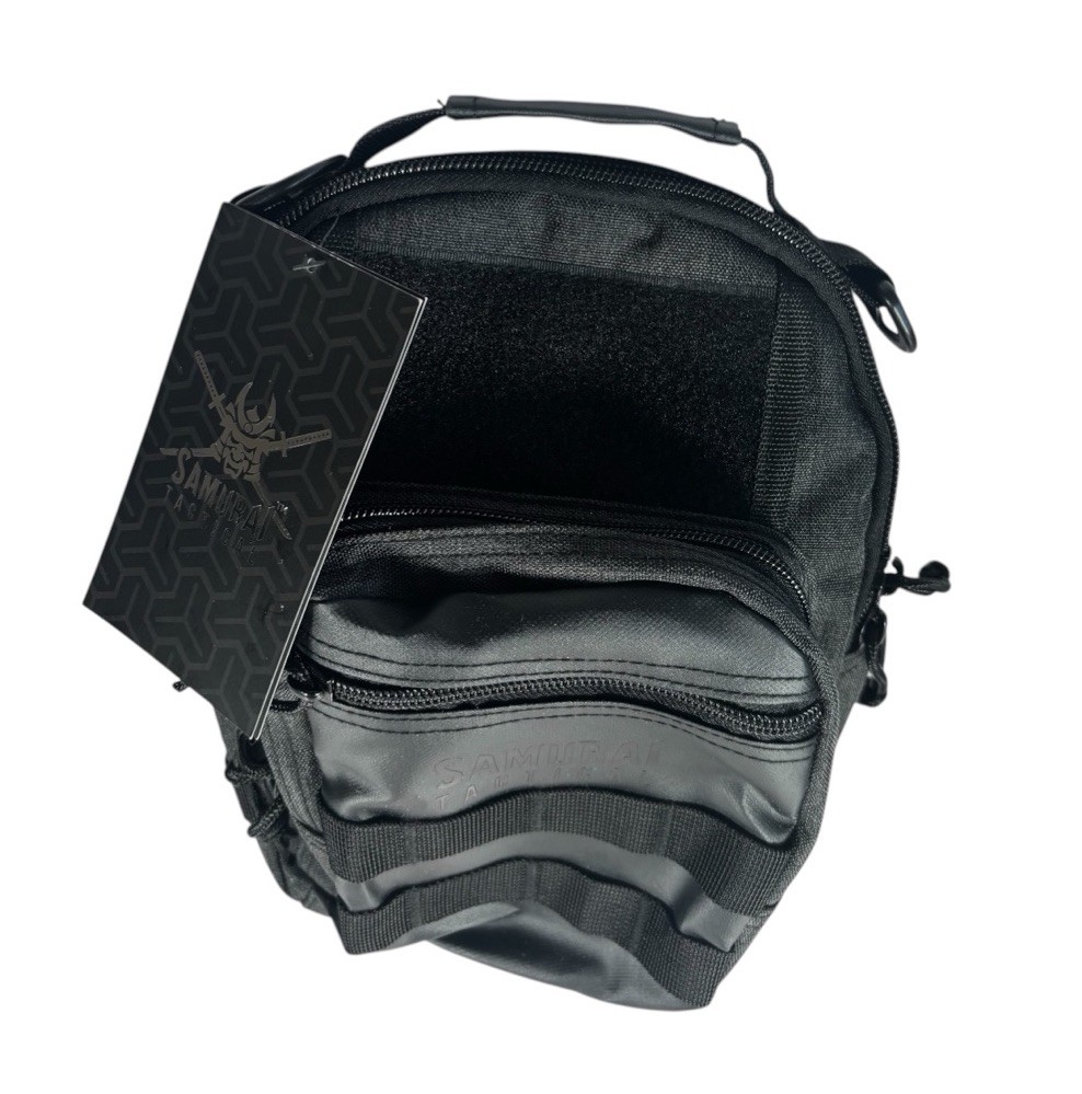 Samurai Tactical Utility Sling Pack 7.5L Black EDC Crossbody Chest Bag NWT