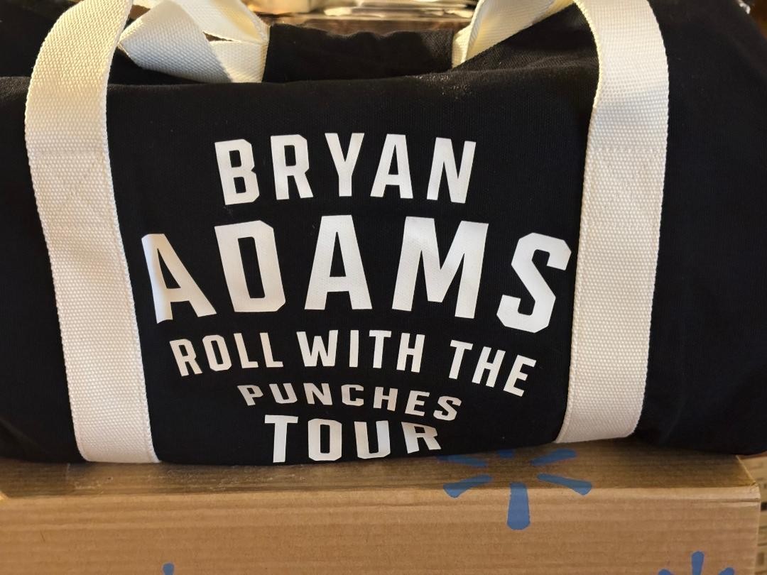 Bryan Adams Roll With The Punches Tour Duffel Bag. (Brand New. As Shown.)