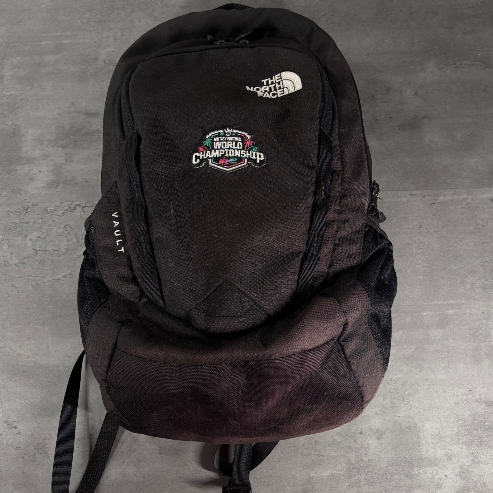 North Face Vault Backpack Draft Kings Black Fantasy Football World Championship