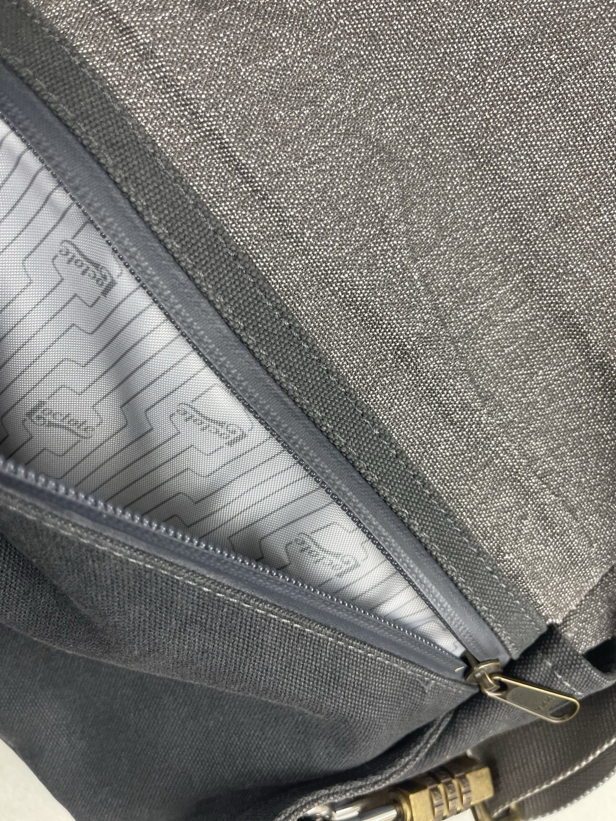 Loctote Cinch Pack Backpack Anti-Theft Bag Grey