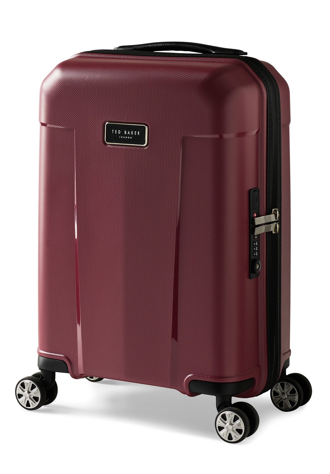 Ted Baker Flying Colours Hardside Trolley 4 Wheel Spinner, 20 Inch Carry On U1