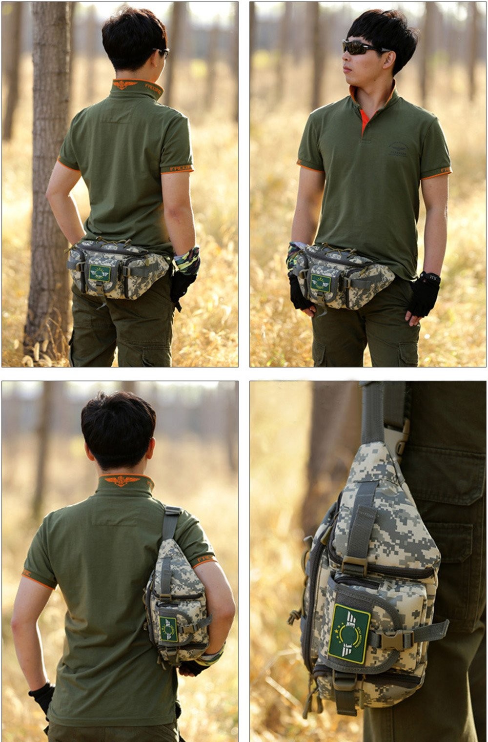 Tactical Waist Pack Military Fanny Pack for Men Outdoor Army Waist Bag Large …