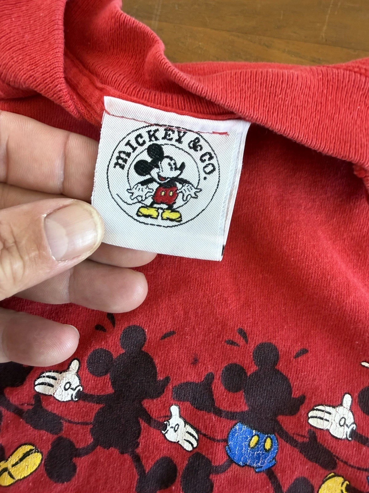 Disney Mickey Mouse Vintage 90s Single Stitch T-Shirt Men’s Size XL