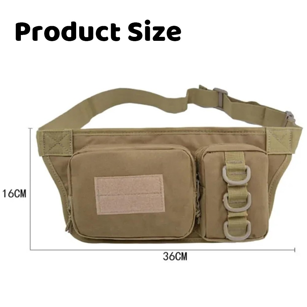 Utility Tactical Fanny Waist Pack Pouch Military Camping Outdoor Belt Bag Unisex
