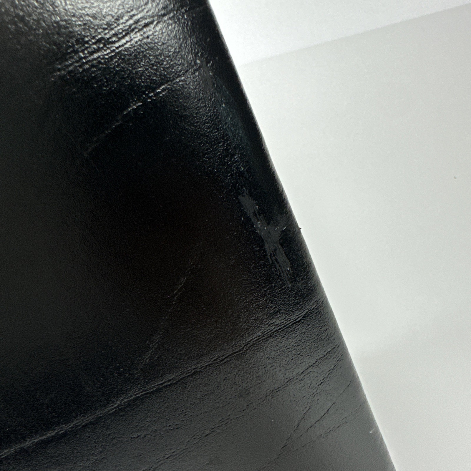 Briefcase Vintage Genuine Leather Made In Spain Top Grain Cowhide Black