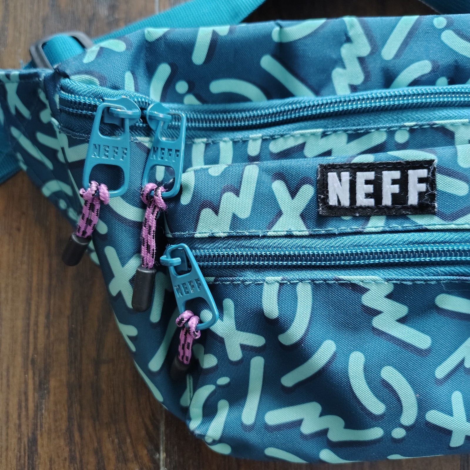 Neff Structure Waistpack Fannypack Teal