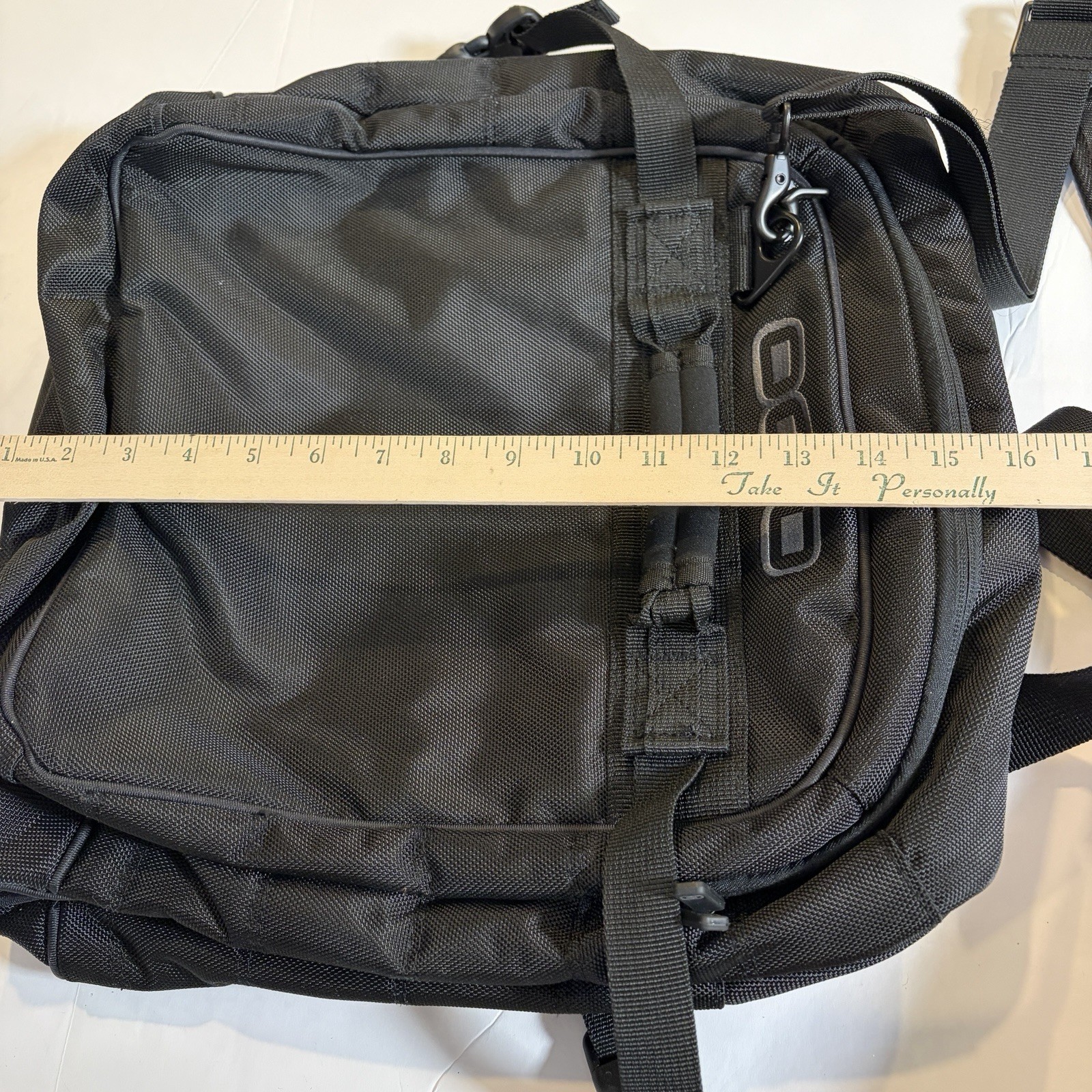 Ogio Zip-off Black Messenger Bag Gaming Business Travel Tech – Magnetic