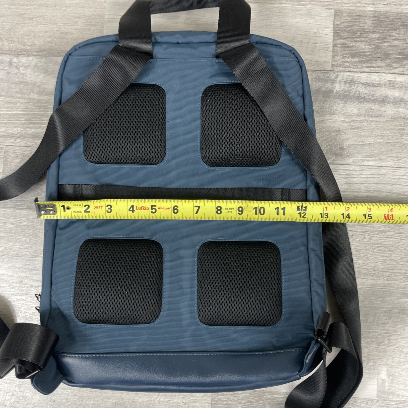 Moleskine Laptop Backpack Soft Touch Blue Color Day Bag