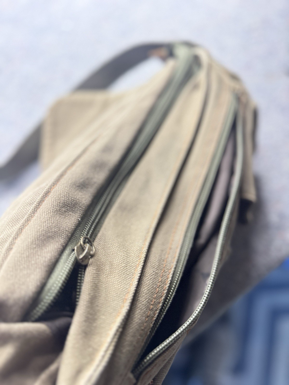 Augur Canvas Messenger Bag Crossbody Laptop Utility Satchel Vintage Style 1300
