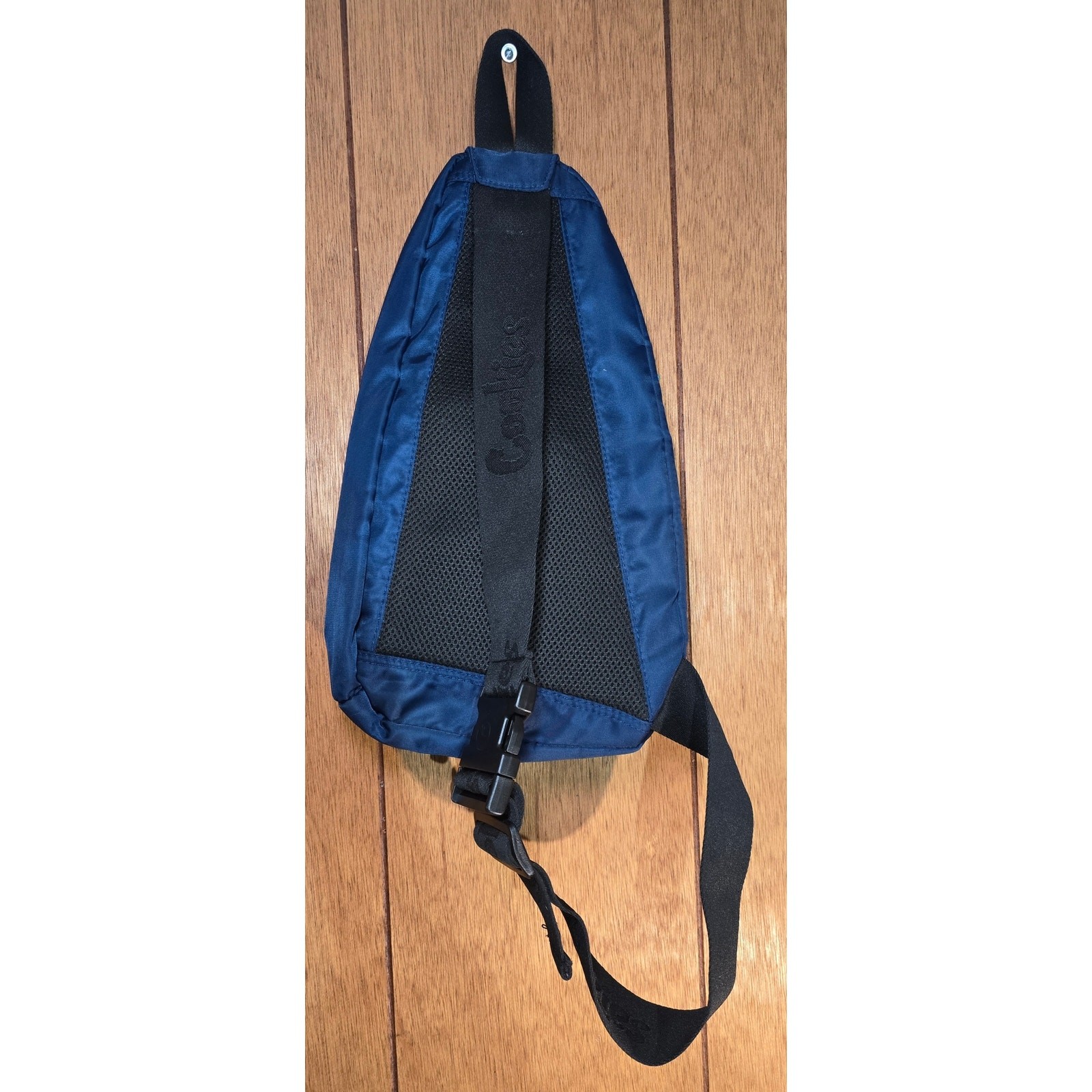 Cookies Smell Proof Sling Backpack Crossbody Shoulder Bag Blue Adjustable Strap