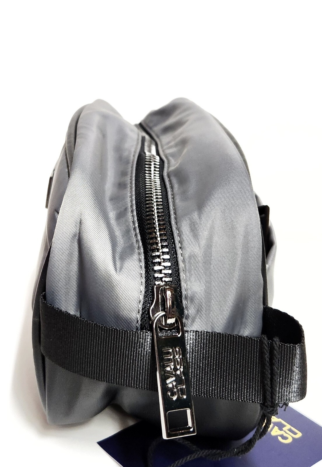 Cavalli Class by Roberto Cavalli Men’s Wash Toiletry Bag Dark Grey Black NWT