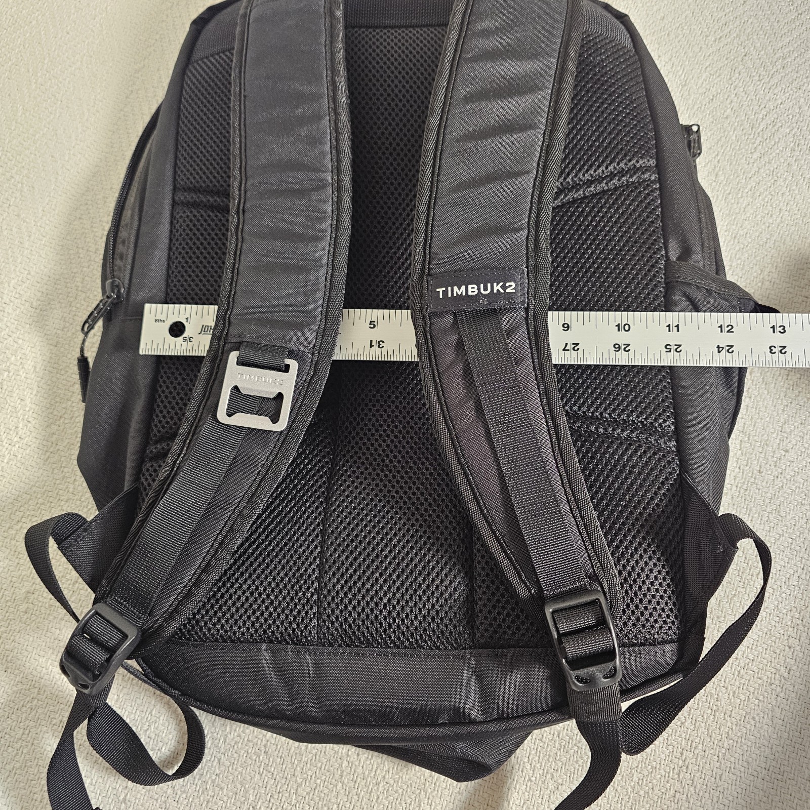 Timbuk2 Parkside Laptop Backpack Logo “Robert Half” Jet Black Travel Office Book