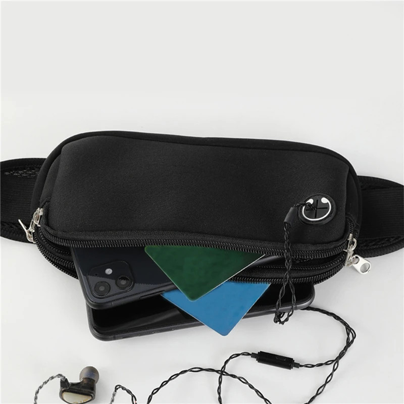 Causal Waist Pack Waterproof Sport Bag Women Men Multifunctional Running Waist B