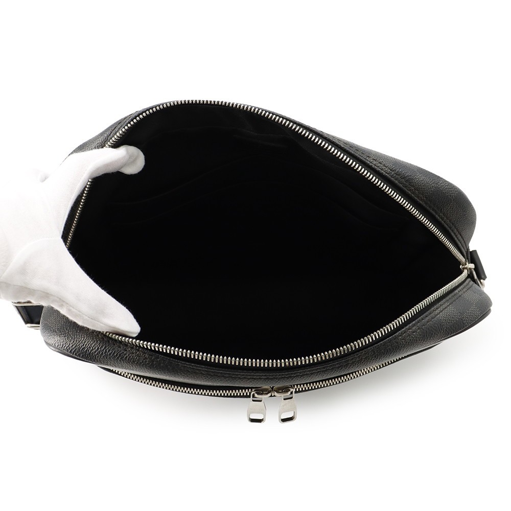 LOUIS VUITTON Dayton Size MM Damier Graphite Noir N41409
