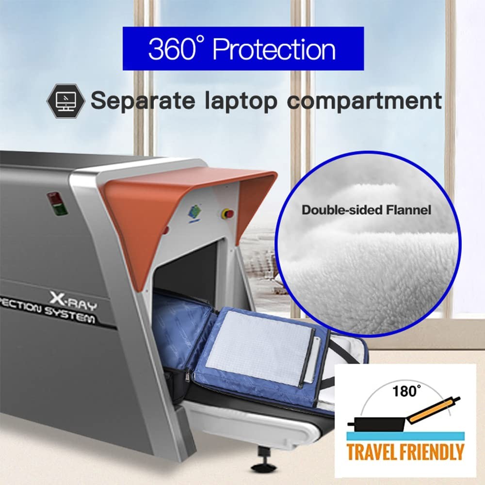 Expandable Travel Professional Men Business Laptop Backpack 15.6 inch Work Sm…