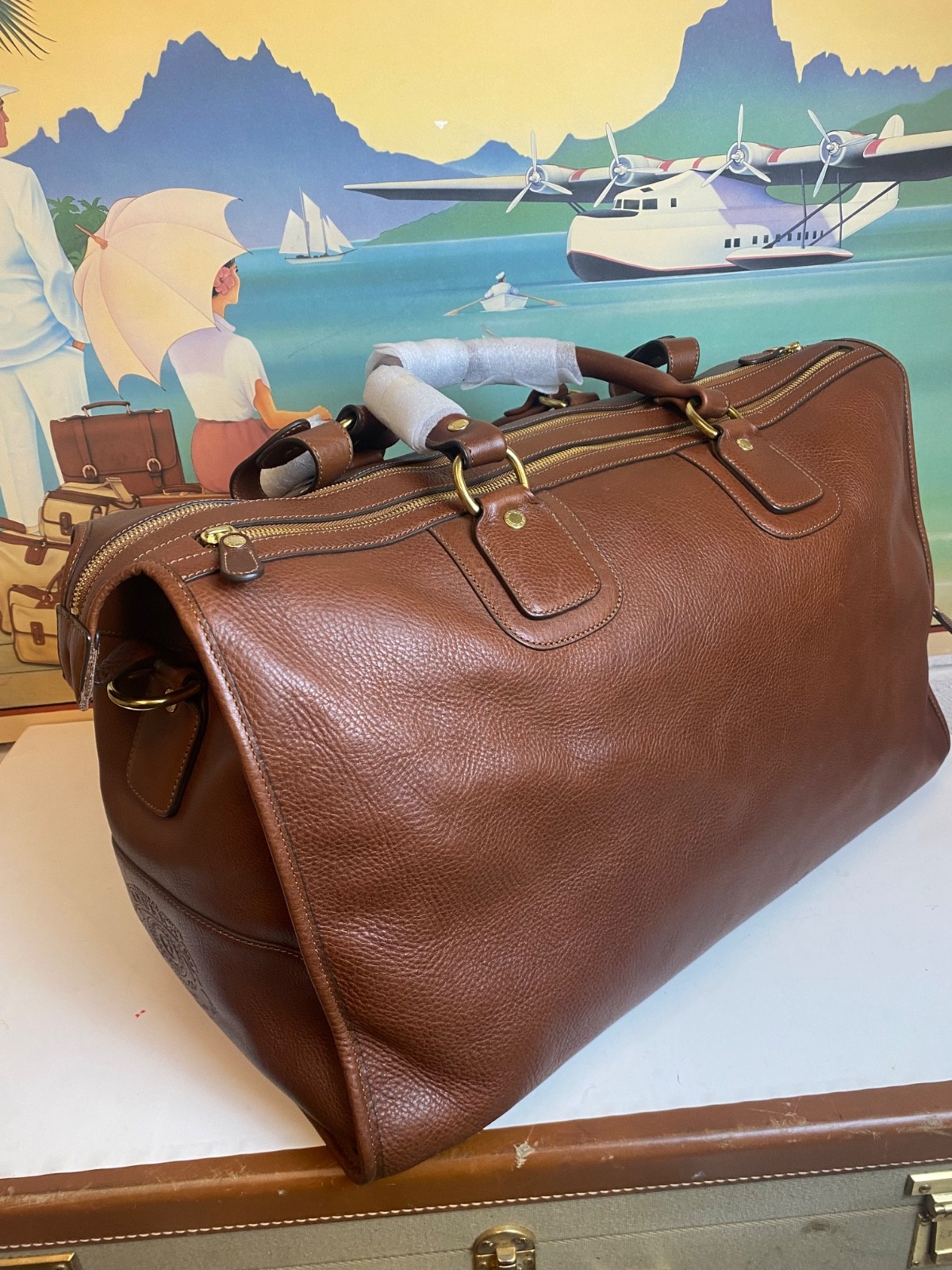 Ghurka Original Collection No. 2 Express Vintage Leather Carry-On Travel Bag